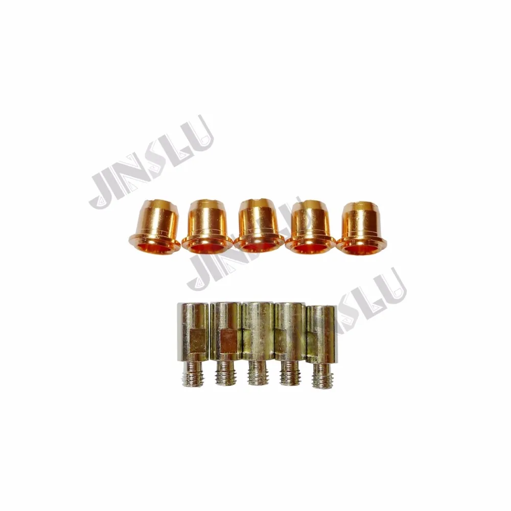 S45  Plasma Cutting Torch Consumables Parts Tip 40A PD0102-10 50PCS & Electrode PR0105 50PCS