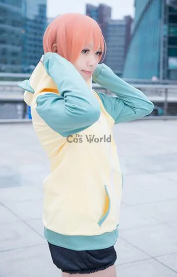 Love Live Hoshizora Rin Animal Hoody Hoodie Sweater Coat Jackets Outwear Outfit Anime Cosplay Costumes