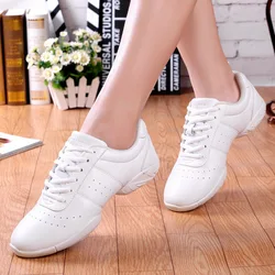 Aerobics Shoes Children Adult Fitness Gymnastics Sports Dance Shoes Jazz Sneakers Cheerleading Shoes Woman Square Dance Shoes