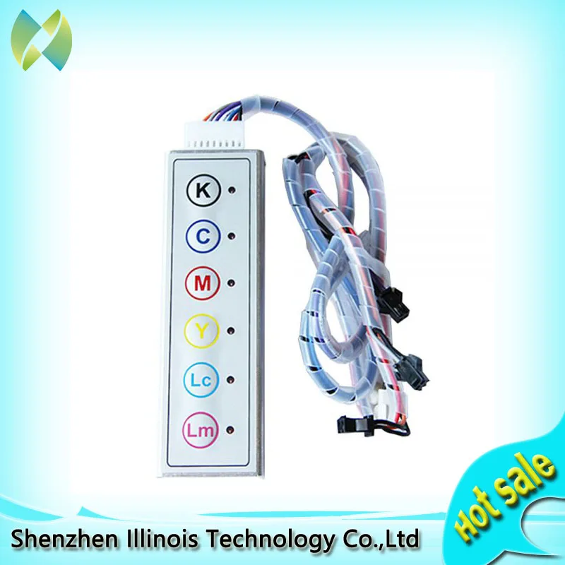 Infiniti / Challenger FY-3208H Новый промывки положительный Давление доска для чистки (6 цветов) части принтера