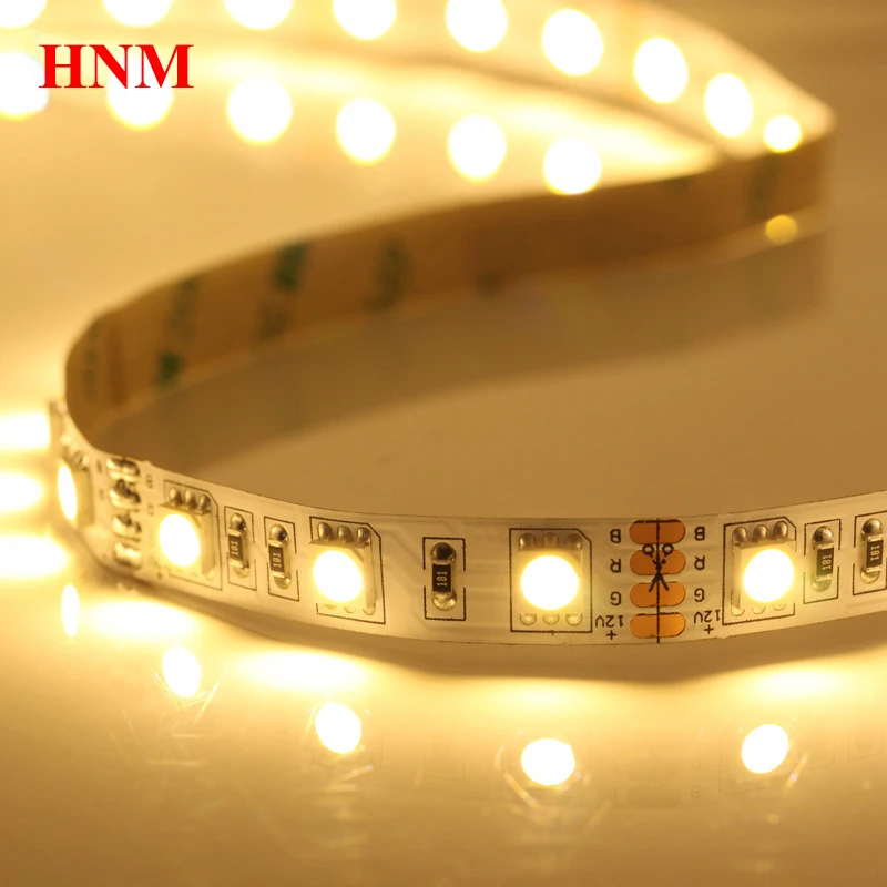 5M 60LEDs/m SMD 5050 LED Strips Light Flexible Strip Tape 12V LED Light TV Red Green Blue Yellow White Yellow RGB