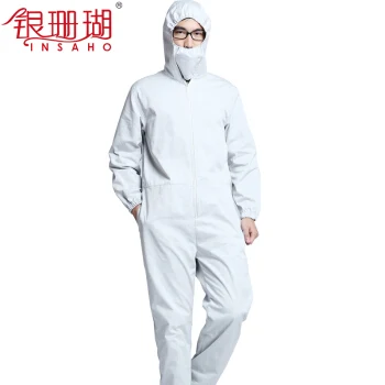 Metal fibre anti-radiation coveralls SHD008 anti-radiation tooling for men and women wearing surgical masks room model