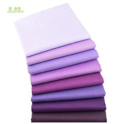 Chainho, tissu en coton sergé imprimé, série de couleur violette, pour le bricolage, le matelassage de draps pour bébé et enfants, oreiller, matériel, demi-mètre