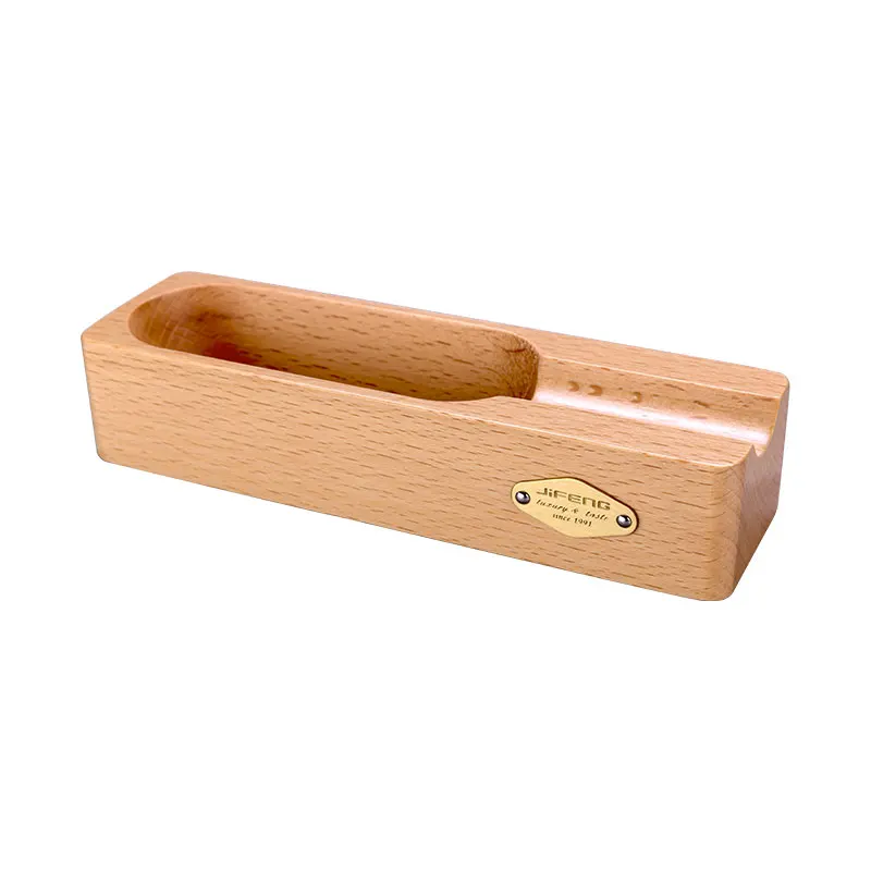 JIFENG Cigar Holder Ashtray Cigarette Ashtray square Wood Solid Ashtray Fashion For Smoke JF-098