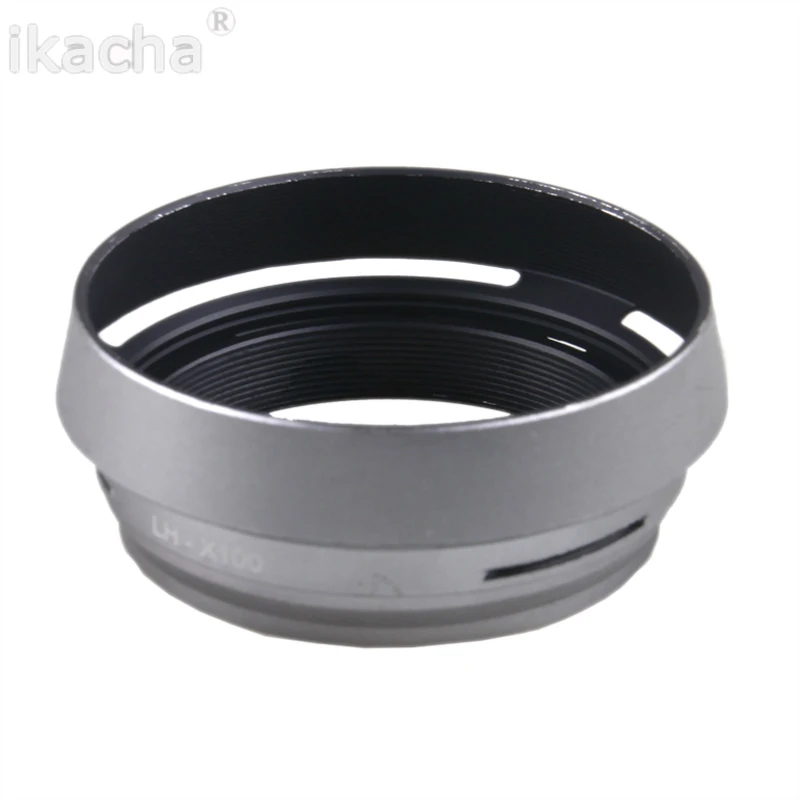 เลนส์ฮูดอะแดปเตอร์สกรู LH-X100กล้องโลหะ2สี LH-X100 49มม. สำหรับ X7ฟูจิฟิล์ม/X100/ X100S/X100T/X100F แทนที่