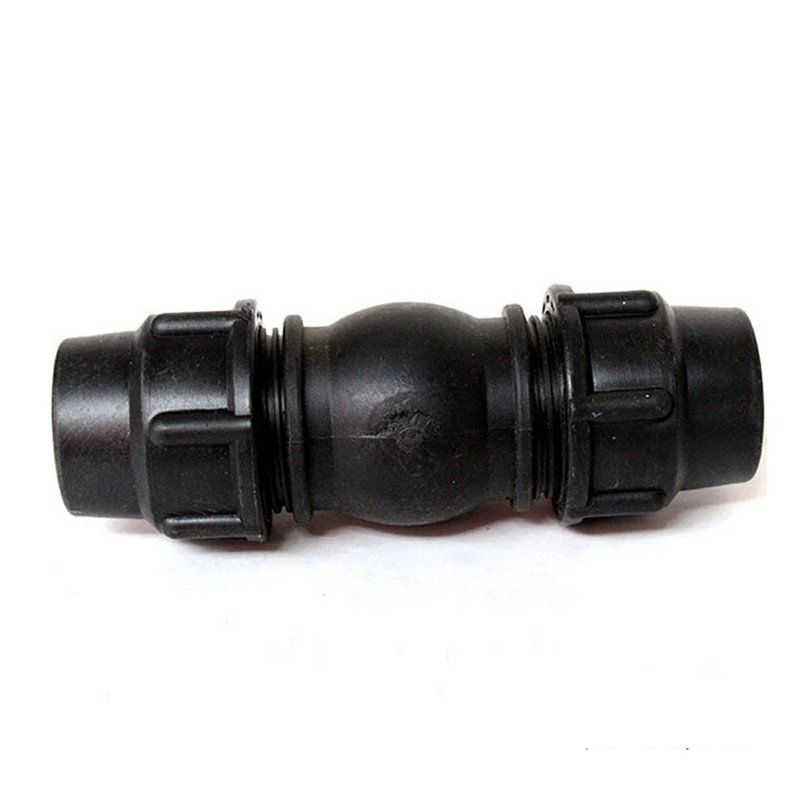 2PCS 20mm Environmental Plastic Tube Ball Valve Landscape Irrigation Straight Water Pipe Valve Connector