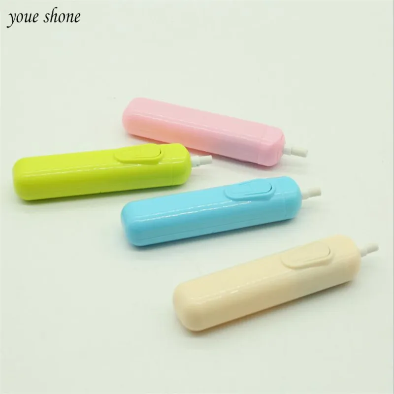 1 Pcs/lots Cartoon Electric Erasers Automatic School Supplies Stationery For Children 's Gift Material Rubber For Drawing