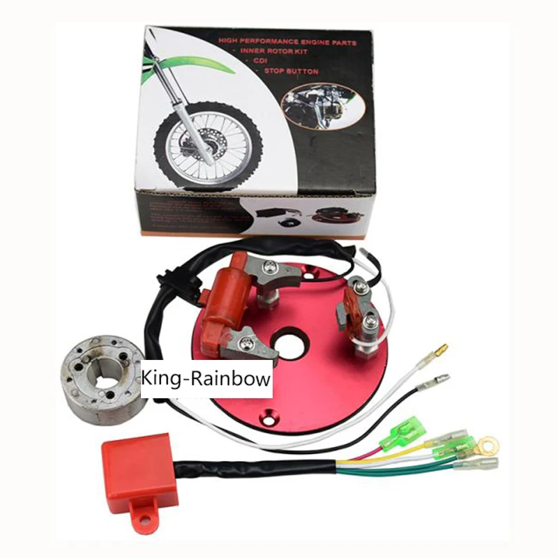 110cc 125cc 140cc off-road motorcycle horizontal engine refit magneto performance generator rotor stator dirt pit monkey bike