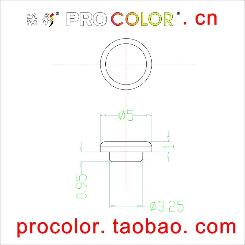 3.25 millimetri HA CONDOTTO LA Luce Pulsante Tappo trasparente Super-short 1mm Gomma di Silicone Tappo A Vite tappo di polvere 3.0 3 3.175 1/8 \