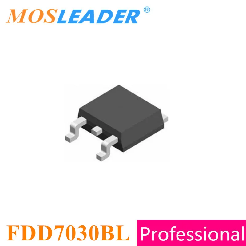 Mosleader FDD7030BL TO252 500PCS FDD7030B FDD7030 60A 30A N-Channel Made in China High quality