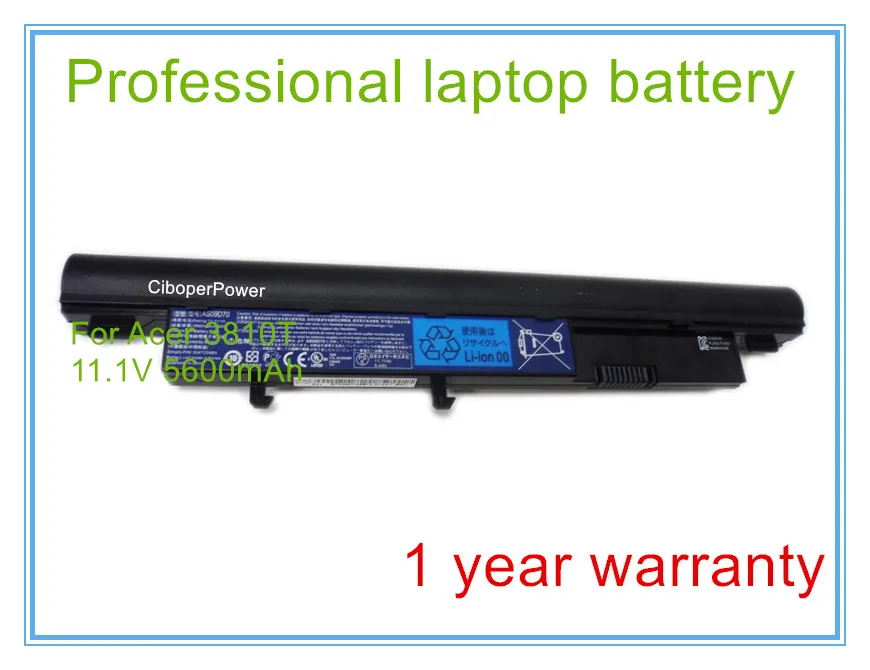 Original quality 5600mAh Laptop Battery for 3810T 4810T 4810TG 5810T 5810 AS09D36