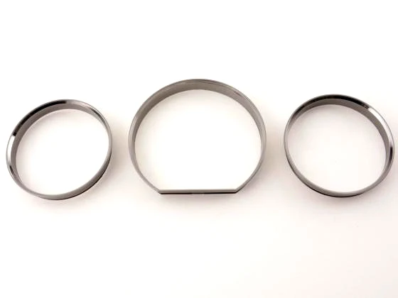 5 SETS Chrome Styling Dashboard Gauge Ring Set for Mercedes Benz W124