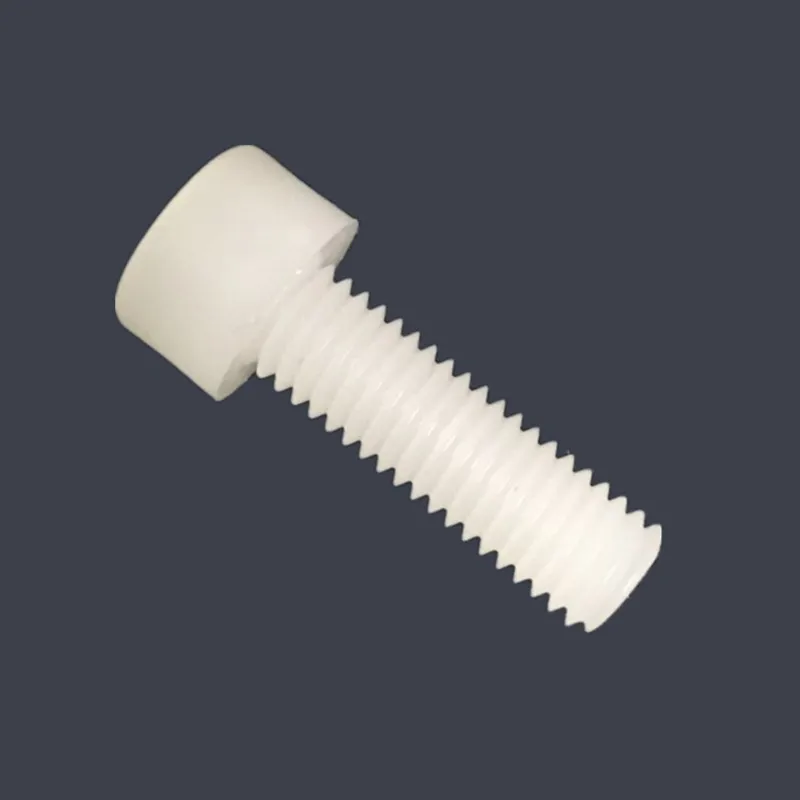 10PCS M3 M4 M5 M6 M8 M10 PVDF Polyvinylidene Plastic Hexagon Socket Head Cap Bolt Preservative Strong Acid and Alkali Resistance