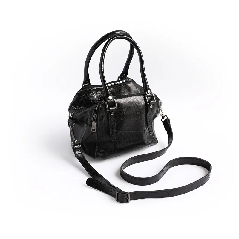 Vendange original handmade leather bag cow leather totes lady shoulder bag messenger bag 2441