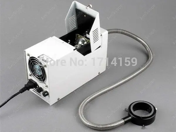 Imagem -02 - Iluminador de Microscópio-amescopo Fornecedor Ies150w. Iluminador de Anel para Microscópio com Fibra Óptica