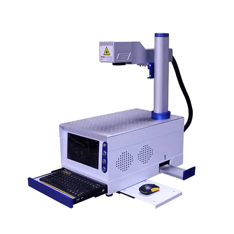 

1064nm 20W FB-06 CNC Laser Metal Marking Machine Fiber Laser Engraver with 10 Inches Computer Controller