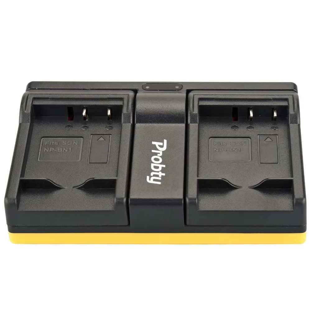 Зарядное устройство Probty с 2 аккумуляторами для камеры SONY DSC W630 W570 WX100 WX150 TX7C W510 TX55 T110D W310 T99