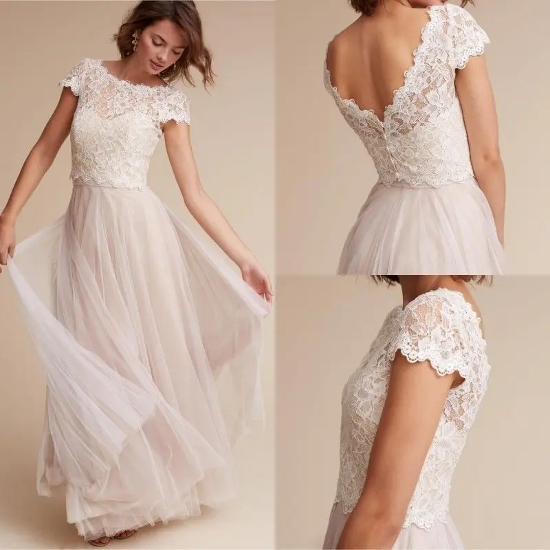 Giacca da sposa Sexy su misura bianco avorio Appliques giacche da sposa in pizzo Boleros da sposa con scollo a barchetta sul retro giacca a maniche corte