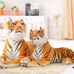 30-120CM High Quality Giant White Tiger Stuffed Toy Baby Lovely Big Size Tiger Plush Doll Soft Pillow Children Christmas Gift