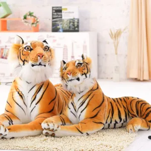 Boneca de pelúcia tigre gigante branco para crianças, brinquedo de pelúcia, bebê, adorável, tamanho grande, travesseiro macio, presente de Natal, alta qualidade, 30-120cm 10 principais vendas boneca reborn 120cm - №10