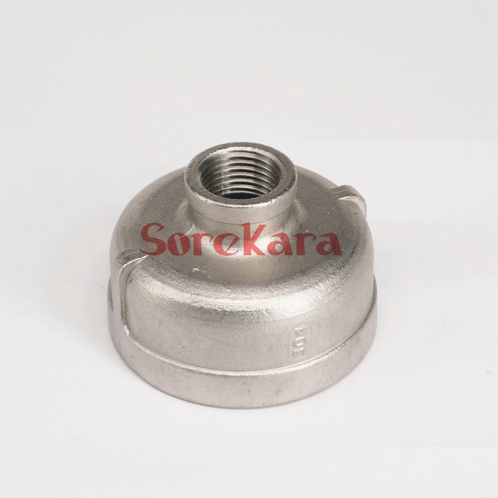 2" BSP female to 1/2" BSP female Thread Reducer 304 Stainless Steel Pipe Fitting Connector Adpater