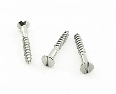 2pcs M5 steel Slotted countersunk head screw sheet metal screws self tapping bolts 30mm-60mm length