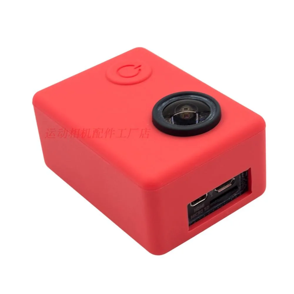 Clownfish Soft Silicone Camera Protective Case Bag for SJCAM SJ4000/SJ5000 SJ7000 C30 EKEN H9 Lens Cap lens Cover Action Camera