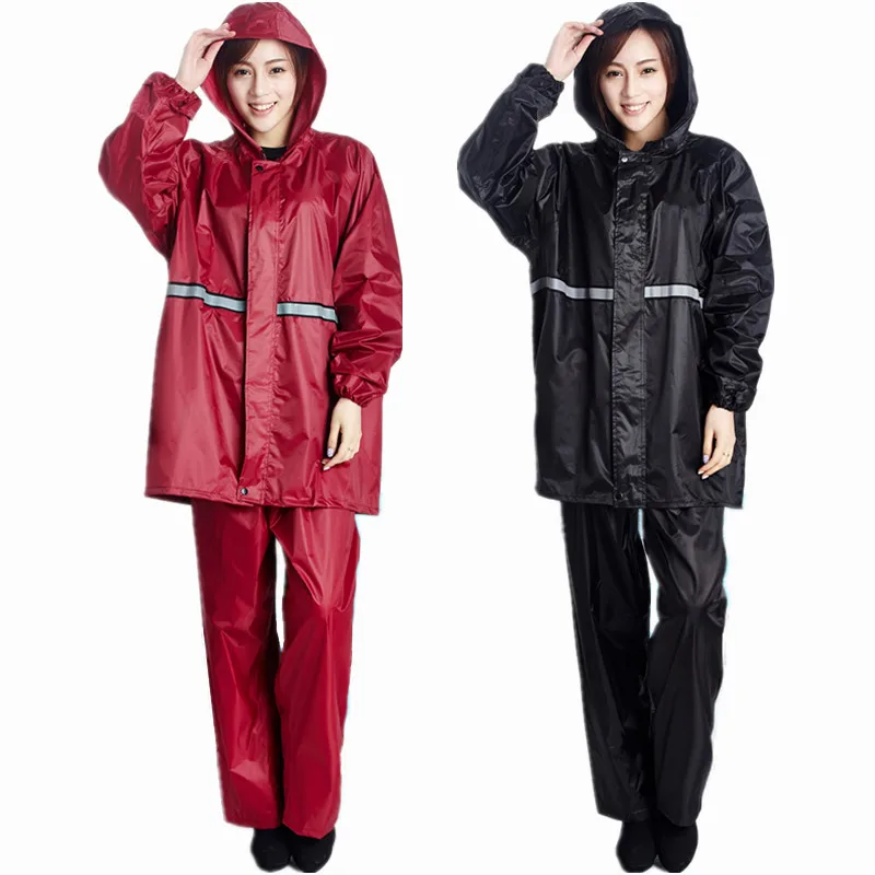 

Single layer raincoat and rainpants women men adult non-disposable raincoat manufacturers wholesale labor insurance package