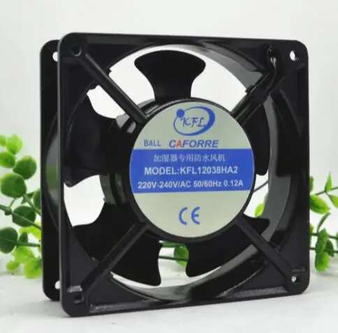 Wholesale: original KFL12038HA2 220V 0.12A humidifier special waterproof fan cooling fan