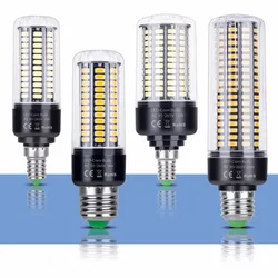 CanLing E14 LED Lamp E27 LED Bulb SMD 5736 220V Corn Bulb 28 40 72 108 132 156 189LEDs Chandelier LED Light For Home Decoration