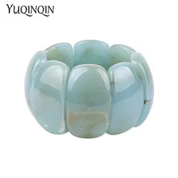 Classic Resin Cuff Fashion Big Bracelets Bangles for Women Stretch Acrylic Wide Geometric Bracelets Female Charm Simple Jewelry