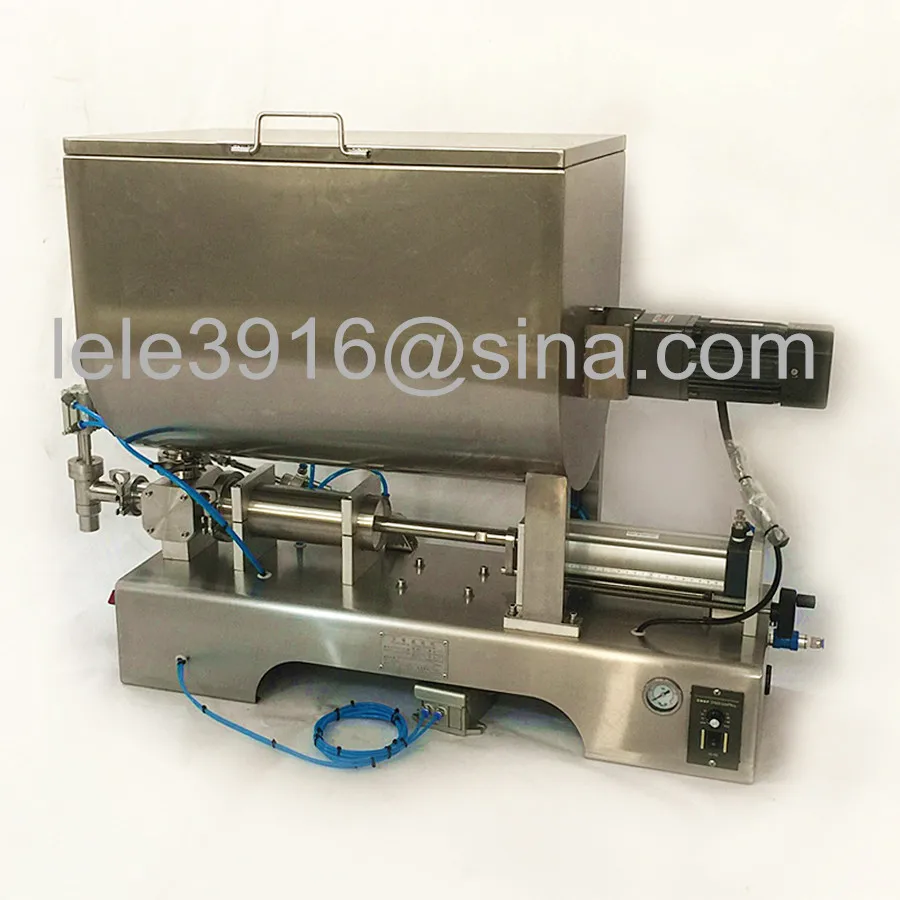 G1WGD500 Fully Pneumatic Semi-automatic Paste  and Liquid filling machine,Chilli Sauce  Piston Paste Filling Machine (15-150ml)