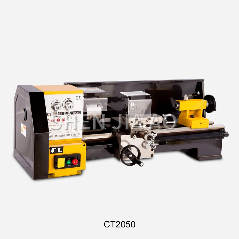 CT2050 High Precision Household Lathe Machine Desktop Multifunction Instrument Metal Lathe Laboratory Lathe Machine 220V 1PC