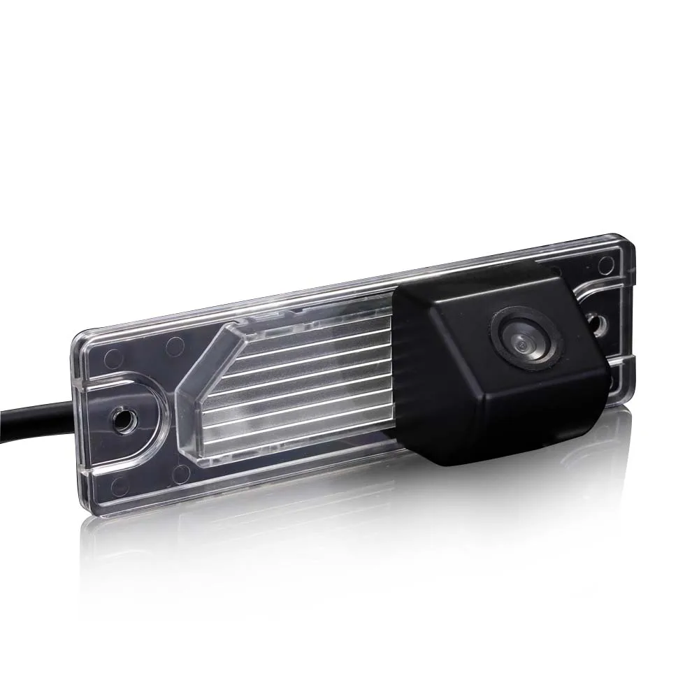 

Car camera back up reverse parking rear view camera for Renault Koleos Samsung QM5 HD waterproof license plate light