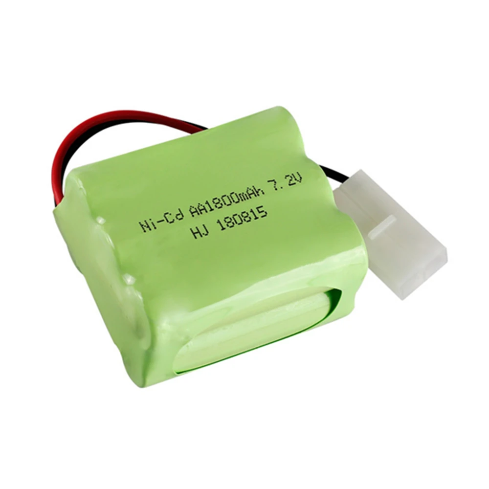 7.2V 1800 Mah Aa Ni-Cd Oplaadbare Batterij Voor Rc Auto Schip Robot Pistool Tank Truck Onderdelen 7.2V Batterij Rc Batterij