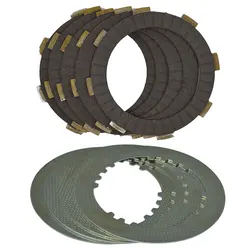 High Quality 4 Column Enhanced Clutch (5pcs Friction Plates+4pcs Iron Disc) Set For Honda CG125 CG150 156FMI Replacement