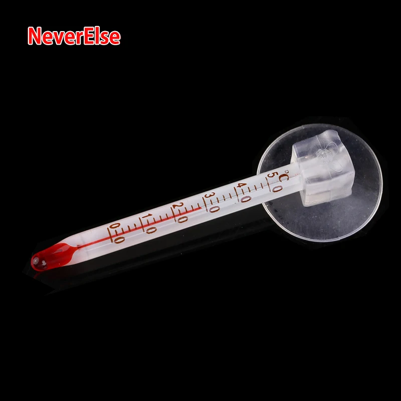 Mini Aquarium Thermometer Easy-to-Read Glasstube Submersible 0~50degree Celsius, Small Fish Tank Water Temperature Measurement