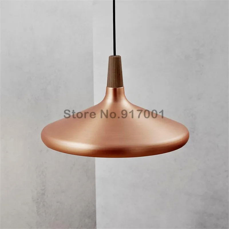 American simple postmodern wooden pendant lamp Metal Pendant Light Fixture