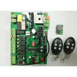 2 Actuators For Swing Gates Opener Control Panel With Fixed Code 433.93Mhz Remote Controllers