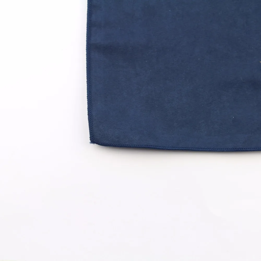 Two-Sided Solid Micro Suede Pocket Square for Men, Soft and Stylish