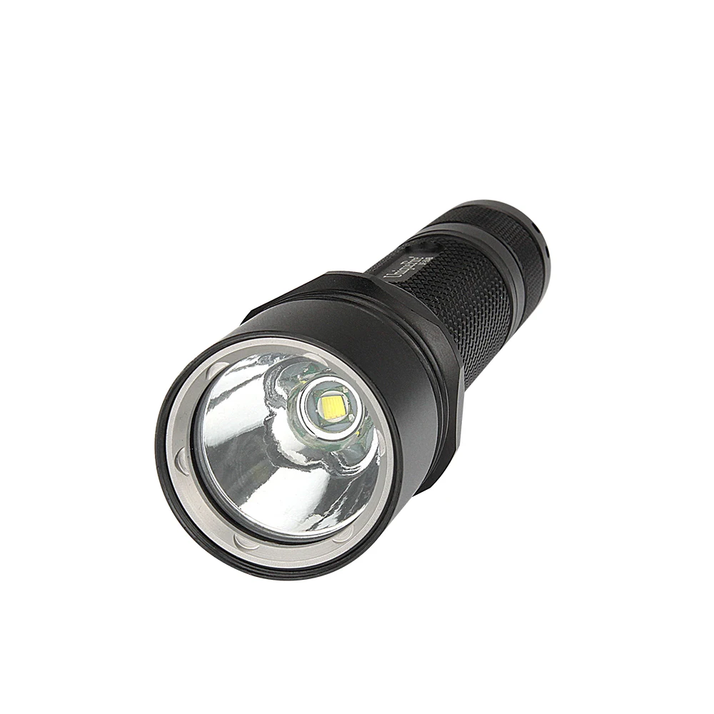 UiqueFire UF-504B  XML LED Torch 1200 Lumens High Frequency Flat  Flashlight Tail Cap Switch Operateing For Camping