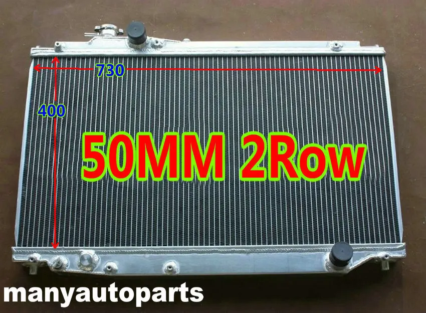 مشعاع معدني لتويوتا سوبرا MK4 JZA80 2JZ-GTE BI-TURBO RZ MT 1993-1998 94 95 96 97 98