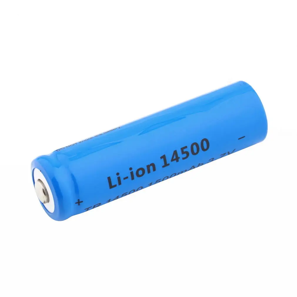 GTF 1 sztuk 14500 3.7 V 1500 mAh akumulator litowo-jonowy do latarki LED latarka baterii