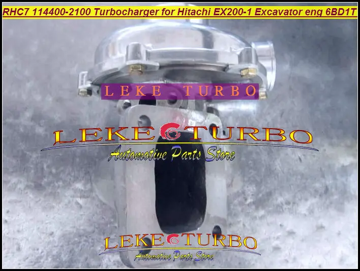 RHC7 1-14400-2100 114400-2100 NH170048 1144002100  Turbo Turbine Turbocharger For HITACHI EX200-1 Excavator Engine 6BD1T 6BD1-T