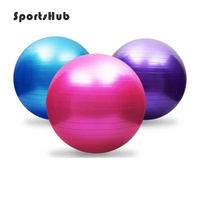 SPORTSHUB 75CM Yoga Fitness Ball Utility Yoga Balls Pilates Balance Sport Fit ball Proof Balls for Fitness Training EF0013