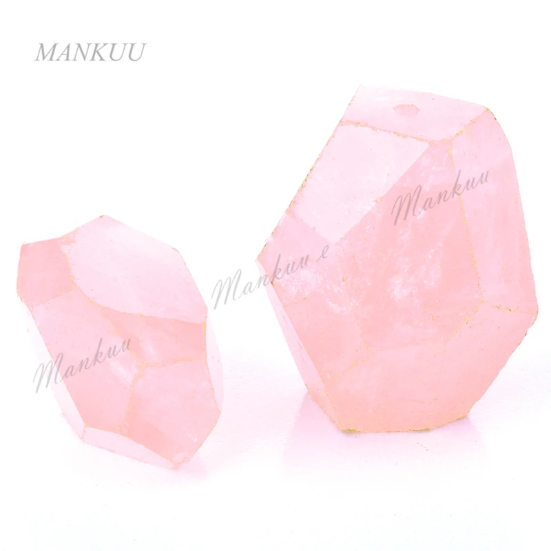 

XYCAGB007 DIY Jewelry Accessories Findings Faceted Crystal loose Bead Women Irregular Shape Natural Stone Bead 13*24-17*26mm