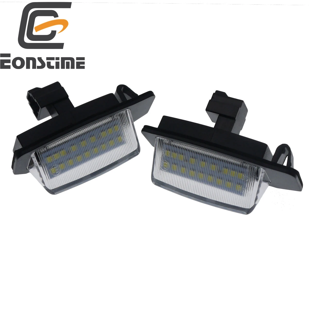 Eonstime 2Pcs 12V 18Led Canbus Led License Plate Light For Mitsubishi Outlander 2006~ Lancer Sportback 2008 EUROPEAN version