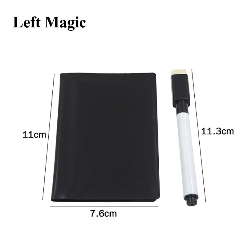 1 Set Star Center Shif Heart Phase Printing Super 2 Magic Tricks Pen Notebook Close Up Stage Props Magician Gimmick Mentalism