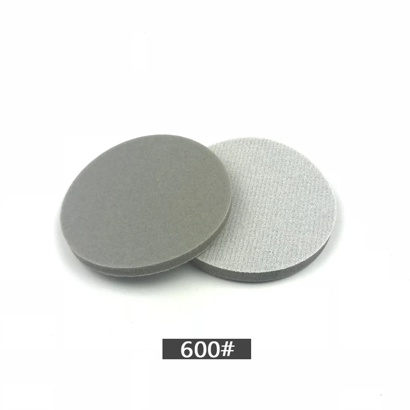 POLIWELL 5 PCS 3 Polegada 75 milímetros Reunindo Disco Lixa Esponja Grit 150 ~ 2000 Úmido e Seco Esponja Lixa para Moagem de Polimento Ferramentas