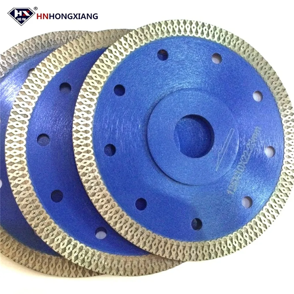 125*1.2*22.23mm Cutting Disc Saw Blade Continuous Turbo Diamond with 10 Cooling